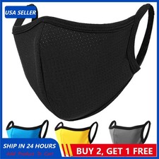 1PC Summer Face Cover Breathable Mask Reusable Washable For Men Women Mask US