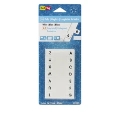 Redi-tag Alphabetical Tabs, A - Z Pre-printed Divider Tabs, Permanent 
