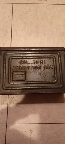 Military WW2 Canco Ammo Box 30 Cal M1 Extra Clean