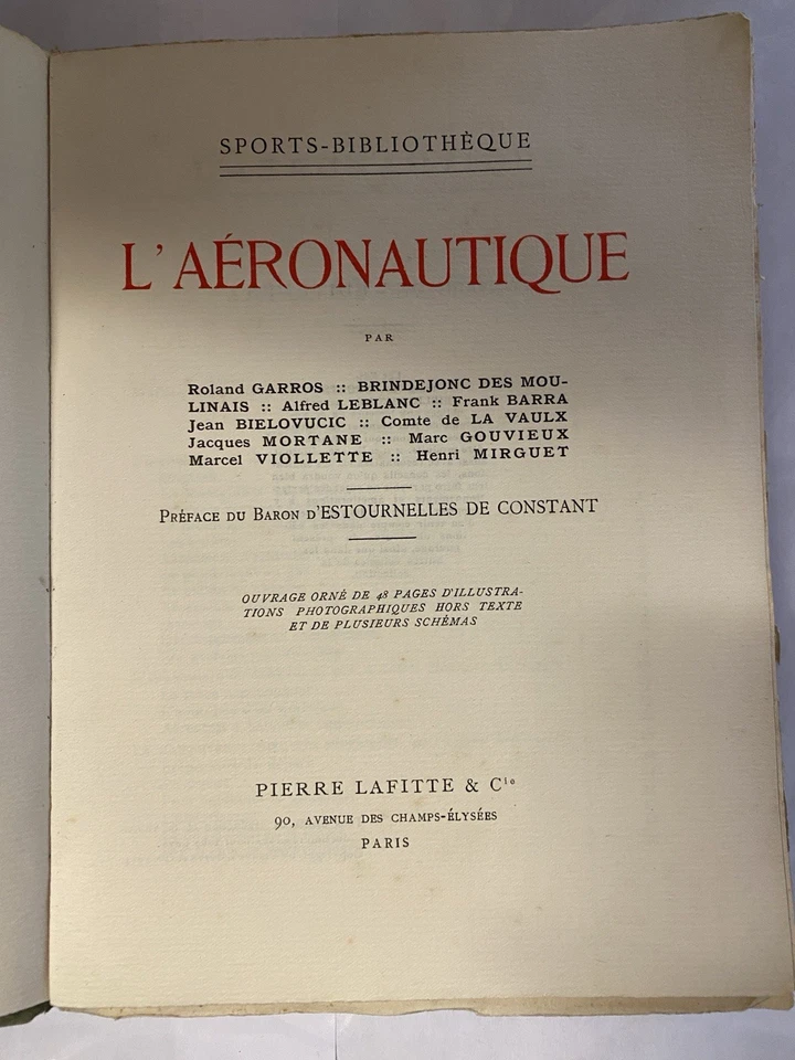 L’Aéronautique – Roland Garros, Brindejonc des Moulinais, Leblanc - Photo 2/4