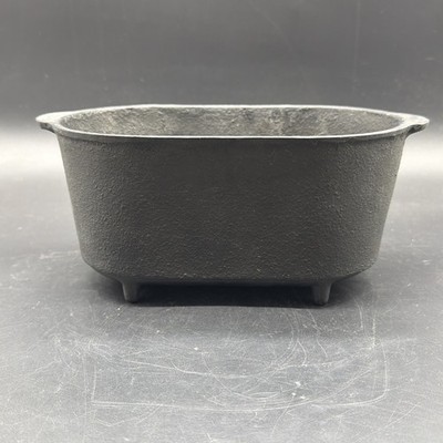VTG Cast Iron Mini HB 84 Footed Ham Broiler Salesman Sample/Planter 9.5x4.75