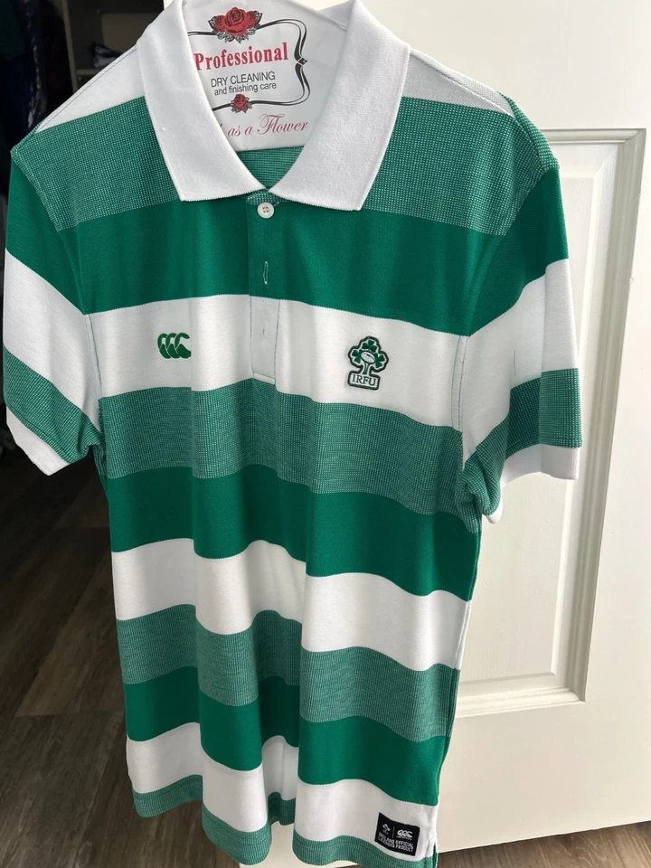 Irish Rugby Football Union Canterbury Polo - Size M - Excellent condition - Image 1 of 4