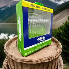 Gillette Sensor3 Sensitive Men's Disposable Razor Comfort gel Technology - 12 Ct