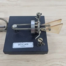 Vintage Bencher Chicago HAM CW Radio Morse Code Key Iambic Paddle Untested