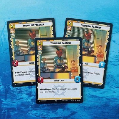 3x Youngling Padawan LOF Legends Of The Force PLAYSET SWU 193 U Jedi Cunning
