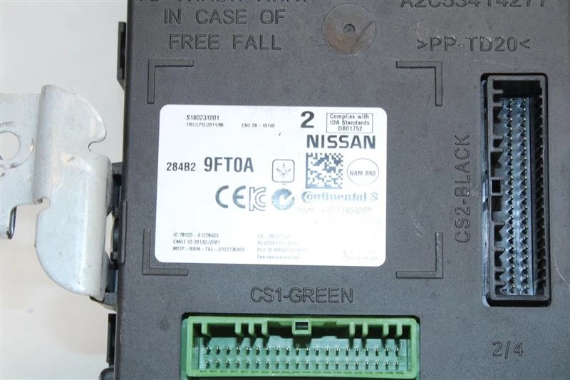 MÓDULO DE CONTROL DE CARROCERÍA ORDENADOR BCM NISSAN TITAN XD 2018 18 284B29FT0A 1357447 Foto 2 de 4