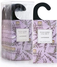 Large 12 Packs Lavender Hanging Closet Deodorizer Air Freshener Long Lasting Sce