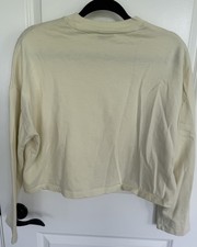 Nike Sportswear Women  s Crop Top Crew Sweatshirt Pullover Medium