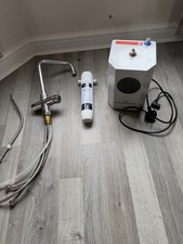 Reginox Tribezi 3-in-1 Instant Hot Water Kitchen Tap with Tank Stainless Steel