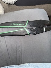 Crimpatrice a cricchetto Greenlee 22-8 AWG 9 in L nuova senza scatola