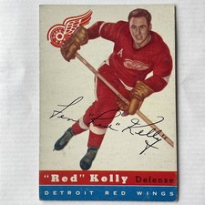 1954 TOPPS #  5 RED KELLY RED WINGS VG+  No Creases