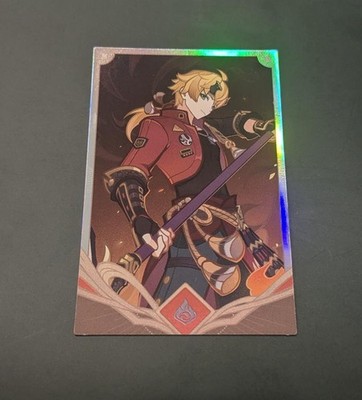 Thoma Genshin Impact Seven Holy Summon Random Photo Card Cafe In Seoul Korea Onl