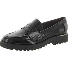Camrynn Black Patent Franco Sarto Loafers