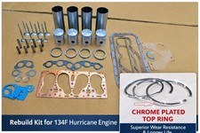 Engine Rebuild Kit Fits Willys Jeep 134 F-head Hurricane 1950-72 Cj3b5m38a1 Engine Rebuild Kit Fits Willys Jeep 134 F-head Hurricane 1950-72 Cj3b5m38a1