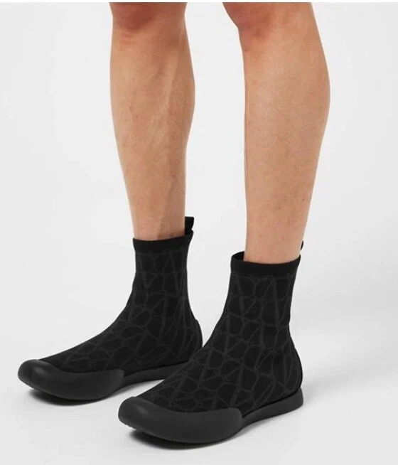 CHAUSSETTE IMPRIMÉE VALENTINO GARAVANI VALENTINO HAUT UK 10 PRIX DE VENTE CONSEILLÉ X 27