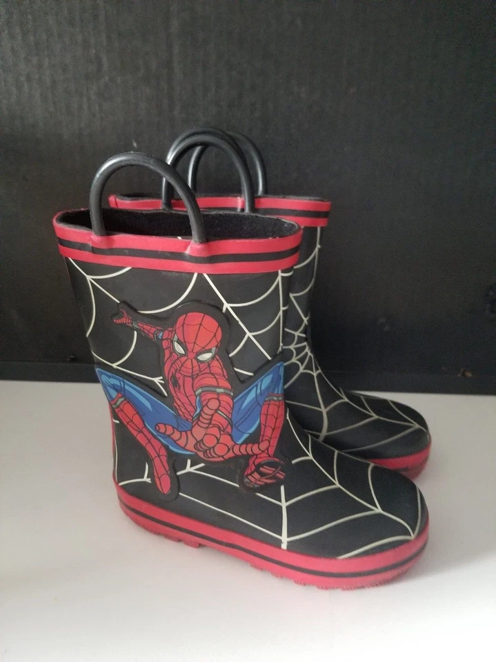 Marvel Spiderman дождя ботинки rainboot черный 8 - Изображение 2 из 4