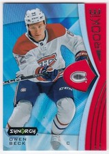 2023-24 Upper Deck Synergy Red OWEN BECK 84 Montreal Canadiens UD RC BOUNTY CODE