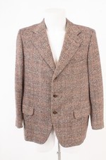Brioni Herren Tweed Sakko Jackett Gr. 26 Mehrfarbig