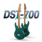 Donner DST-700 Electric Guitar Set Coil Split Tremolo HSS Pickup Emerald Forest