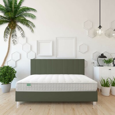 100% Organic Natural Latex Coconut Coir Medium 8'' BALLY Bed Mattress