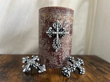 Set of 3 Cross Candle Pins for PILLAR Candles...