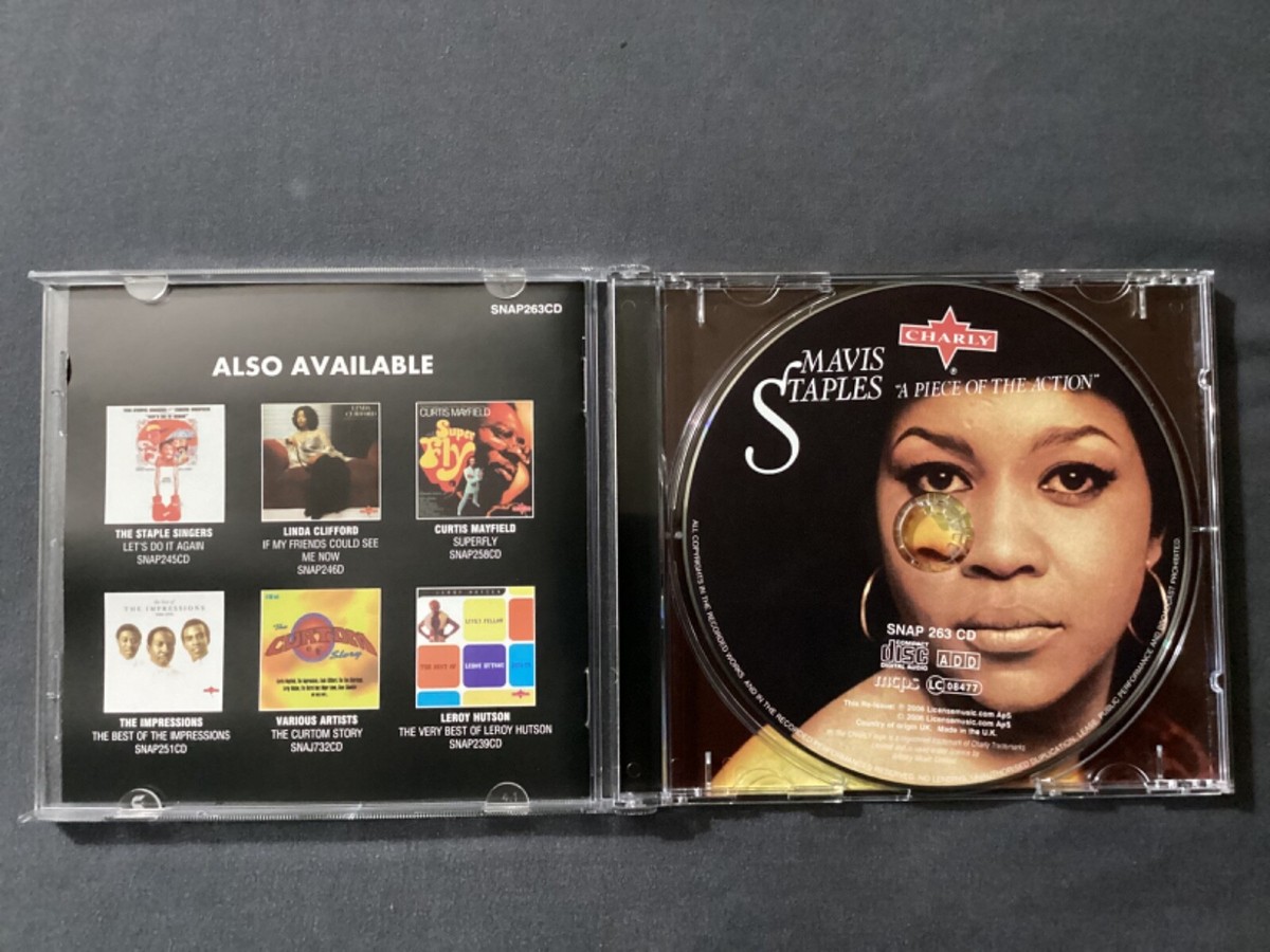 Mavis Staples - A Piece Of The Action CD (produced by Curtis