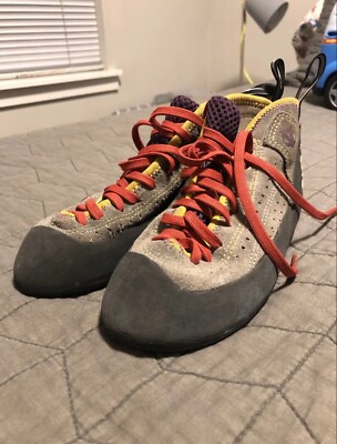 Evolv Lace Up Indoor Rock Climbing Bouldering Shoes US Size 6, EU Size 38