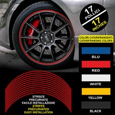 Self-Adhesive Reflective Strips CATARIFRANGENTI™ 9 Mm 17" Wheel Rim Stickers
