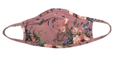 Pro MC Women's Daisy Print Reusable Protective Face Mask - Pink MC5221-ROSE