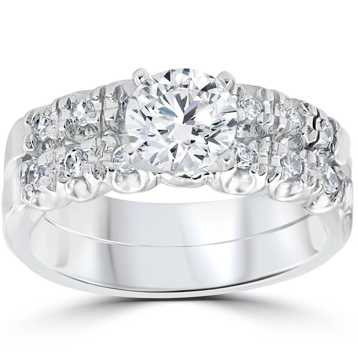1 carat sale bridal set