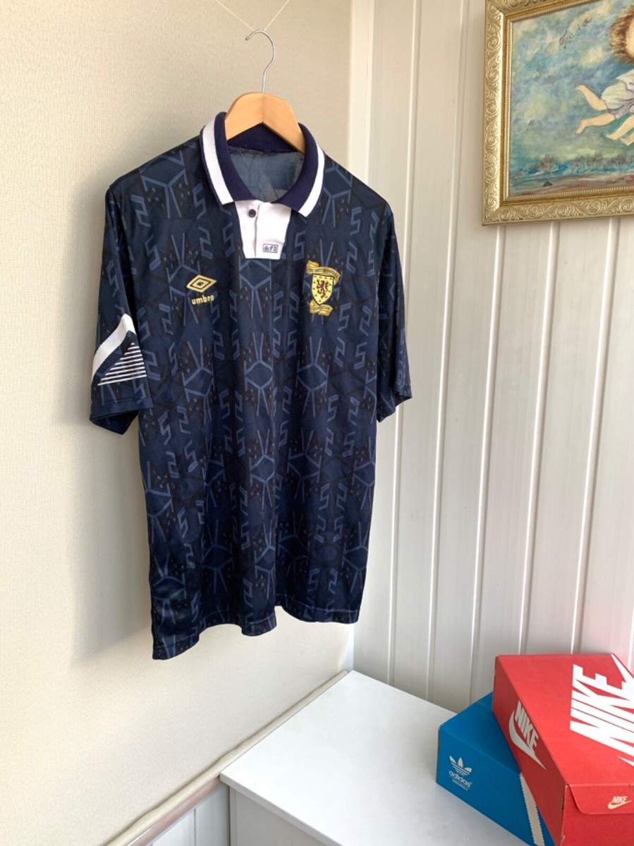 Umbro Scotland Authentic Vintage 1991-1994 Home Shirt Retro Soccer