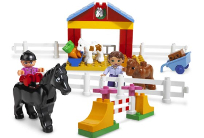 Horse Cavallo Lego Duplo Lego Leone Bianco Giocattolo Lego: 43247