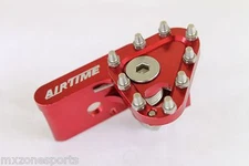 AIRTIME NEW CNC ALUMINUM BRAKE PEDAL REPLACEMENT TOE TIP - RED