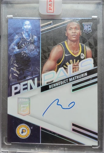 Rookie card, 1 of 1, panini prism black, Benedict Mathurin, Pacers, autogra