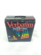 Verbatim Datalife Colors 3.5" Floppy Disks MF-2HD 1.44MB IBM DSHD 1 missing