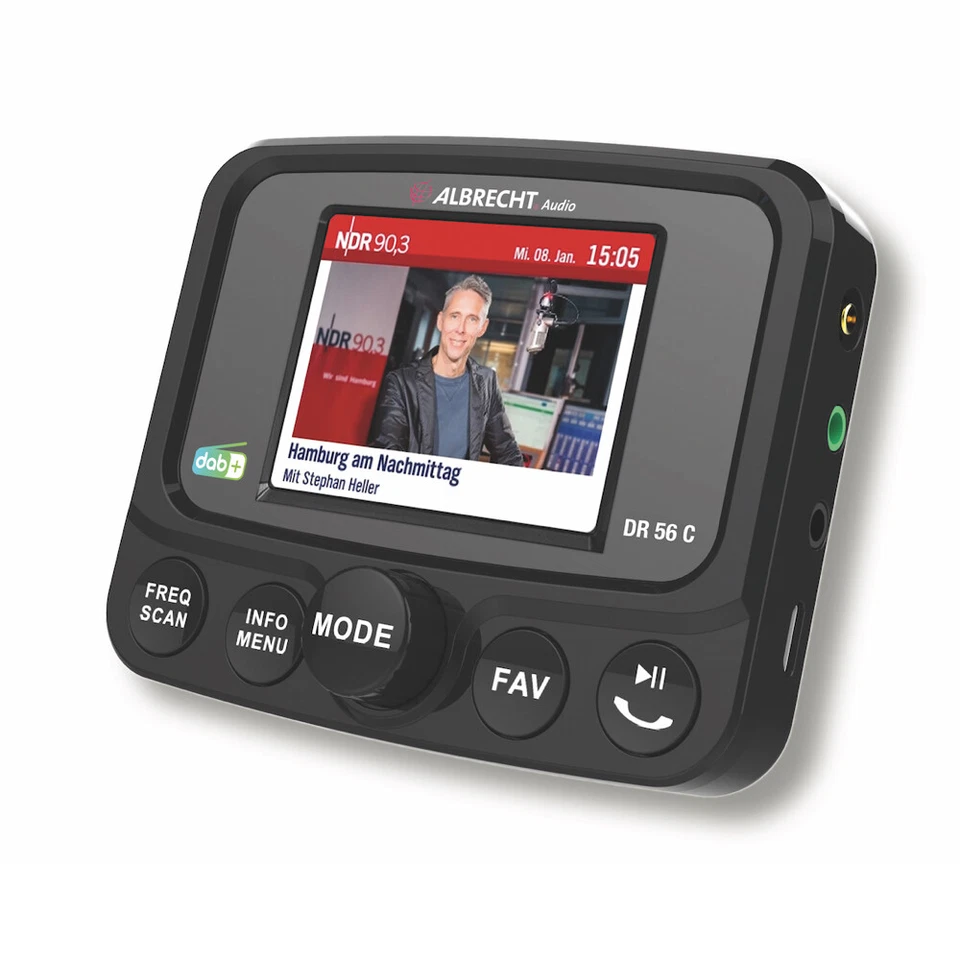 27156 ALBRECHT DR 56C Digitalradio Adapter DAB+ Neu jetzt Vollbild FarbdisplayBW - Bild 3 von 3