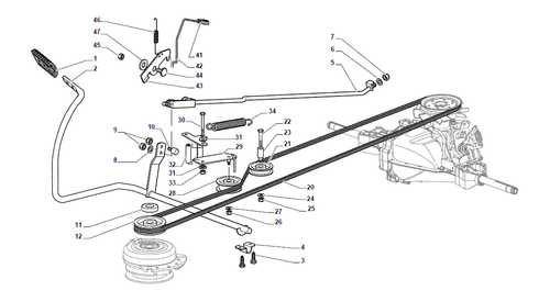 Mountfield 38" Ride on Mower Motion Drive Belt for 1538H-SD 135062003/0 Hydro - Picture 2 of 2