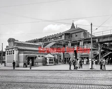 Circa 1910 Brooklyn NY Atlantic Avenue Subway Entrance 8x10 Photo 