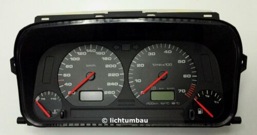 VW Golf 3 VR6 Tacho mit Tankwarnleuchte NUR HIER Blau Rot Weiß LED Vento - Bild 11 von 11