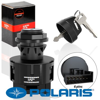 Ignition Key Switch For Polaris Sportsman 400 500 600 700 800 Ranger RZR 4011002