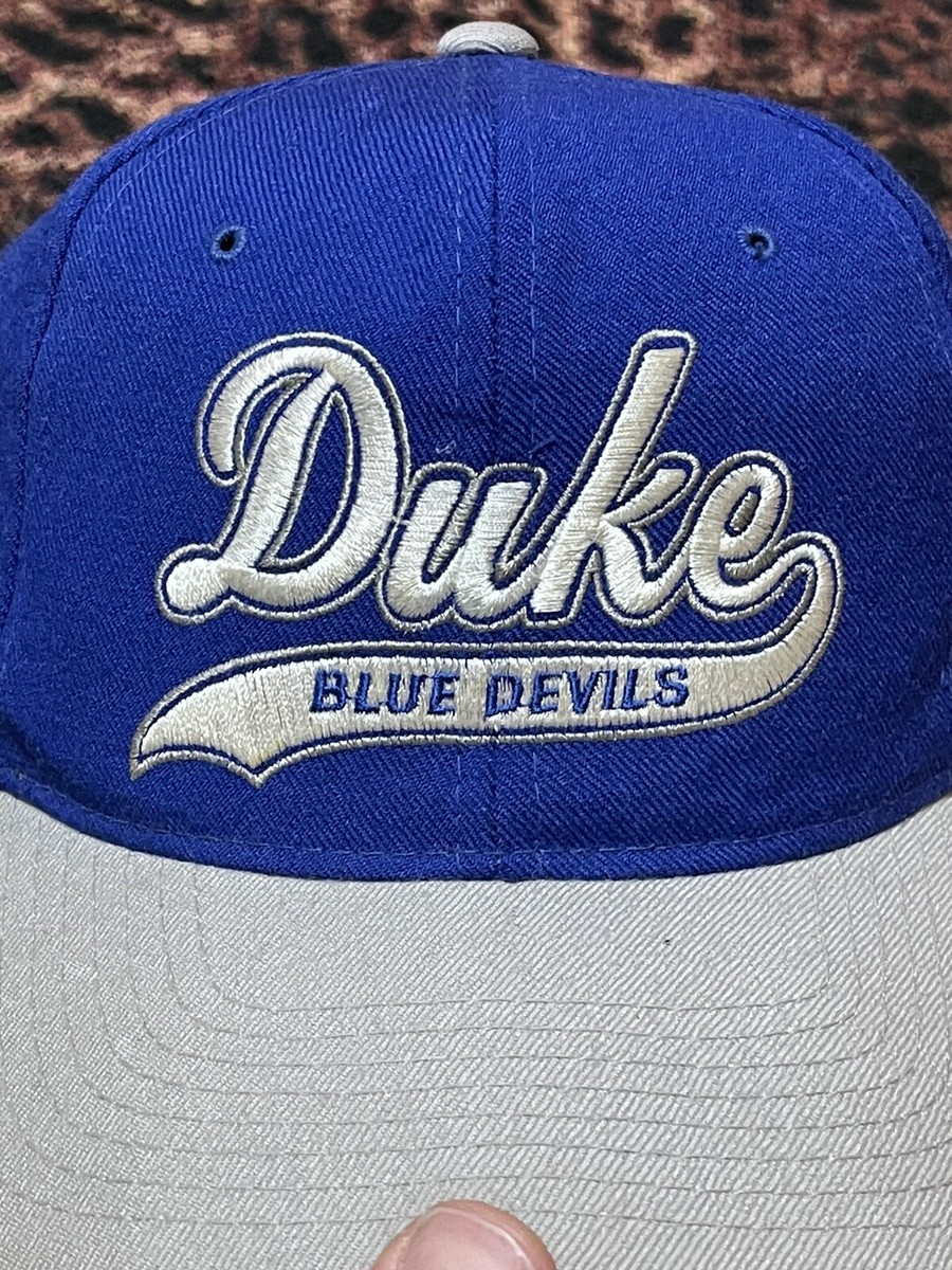 Vintage Duke Blue Devils Starter Script Snapback Hat 90s Wool Tail