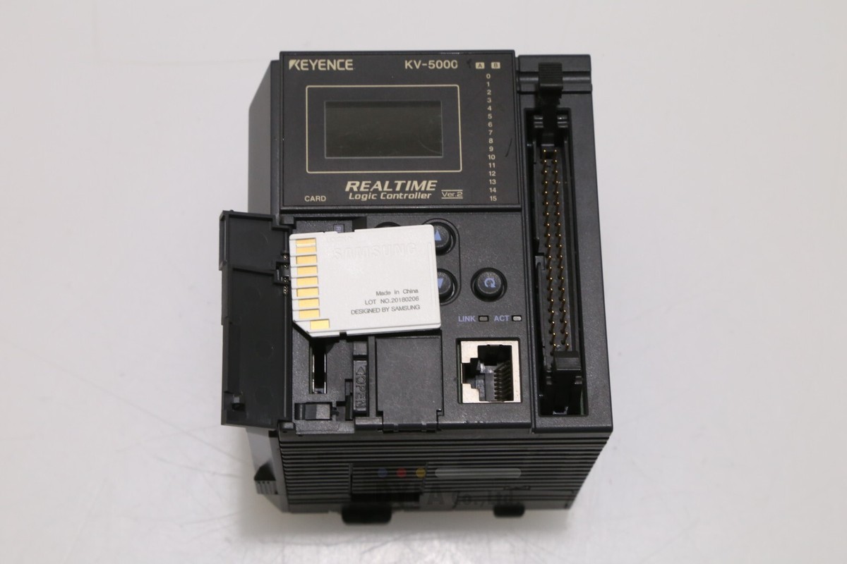 KEYENCE PLC USED KV-5000 Ver.2.0 CPU MODULE PLC-I-1131=9T35 | eBay