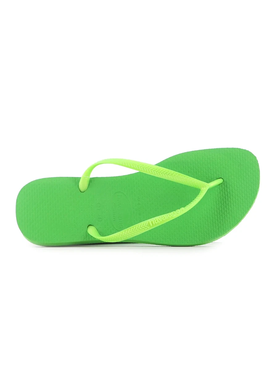 Green flip flops deals