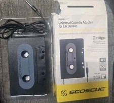 Scosche Decked Out Universal Cassette Adapter for Car Stereos New Open Box