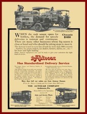 1916 Autocar Trucks NEW Metal Sign: J.B. Shanks Sarsaparilla & Root Beer Truck