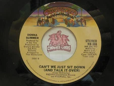 Donna Summer – Can't We Just Sit Down / I Feel Love, 45 RPM VG (ND)