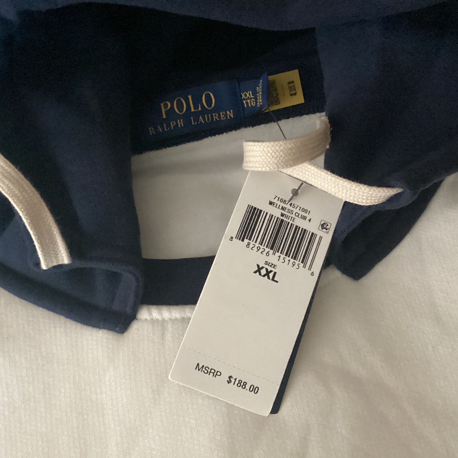 Felpa con cappuccio polo Ralph Lauren Inspire polo logo pony colore blocco cotone pile XXL
