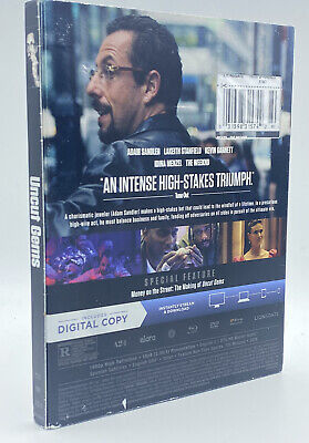 Uncut Gems (Blu-ray+DVD+Digital, 2020; 2-Disc Set) NEW w/ Slipcover Adam  Sandler