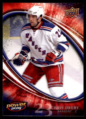 2008-09 Upper Deck Power Play Chris Drury New York Rangers #192 | eBay