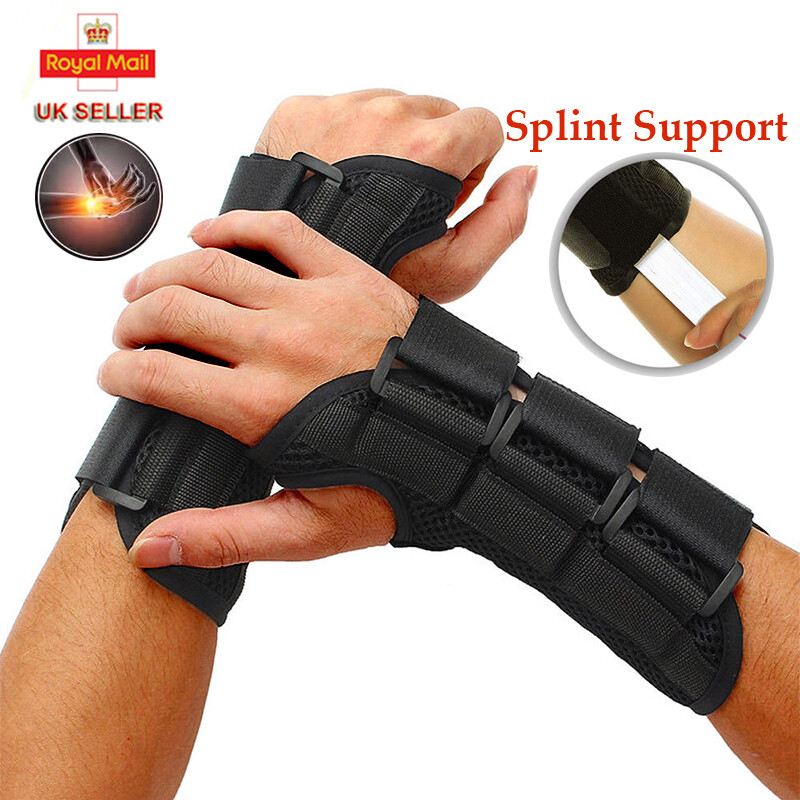 Wrist Support Strap Splint Brace for Sprain Injury Pain Fracture Left